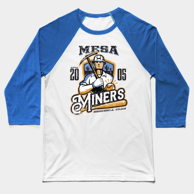 Mesa Miners Baseball T-Shirt by MindsparkCreative